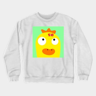 funny duck head Crewneck Sweatshirt